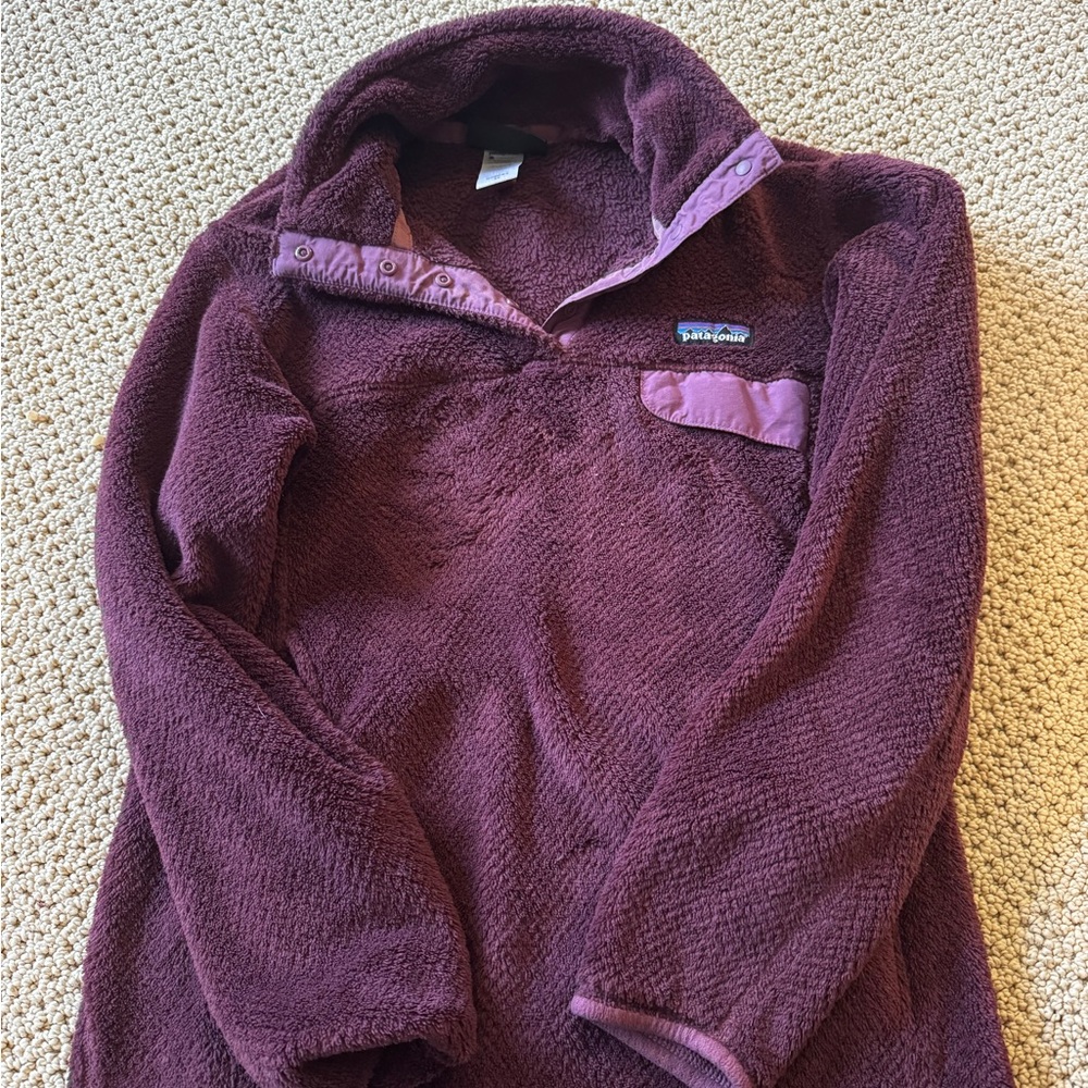 Patagonia Maroon Fleece Jacket